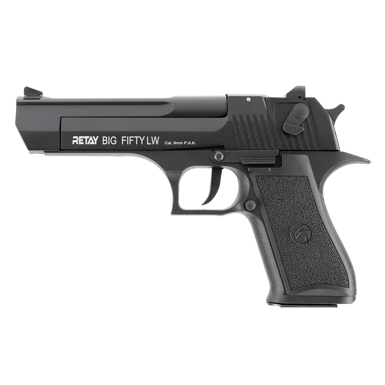 28008_003_2022 Retay Big Fifty LW Black Kaliber 9mm P.A.K.