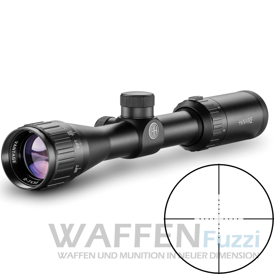 Hawke Vantage 2-7x32AO MilDot Zielfernrohr Hawke Vantage 2-7x32AO MilDot Zielfernrohr