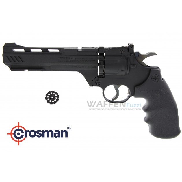 Crosman-Vigilante-CO2-Revolver-Kaliber-4-5mm-Diabolo Vigilante Crosman CO2 Revolver Kaliber 4,5mm Diabolo mit Knicklauf zum schnellen Ladevorgang