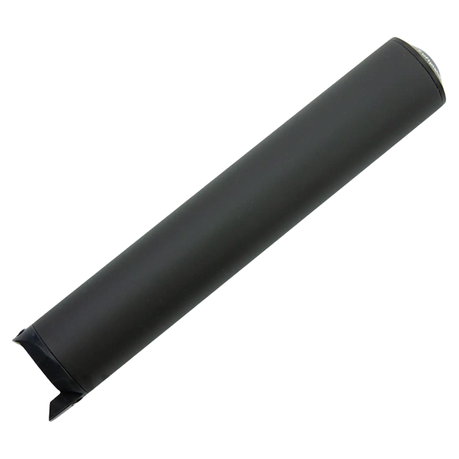 Schalldämpfer Weihrauch HW 44 Pressluftpistole Schalldämpfer für Weihrauch Luftpistole HW 44, zylindrische Form, schwarz, mit abgerundetem Ende.