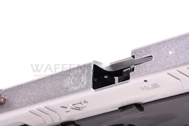 SA-XDM45CBB4-SBE_7 Springfield XDM Airgun Vernickelt mit offener Kammer, Demontierbare CO2 Pistole