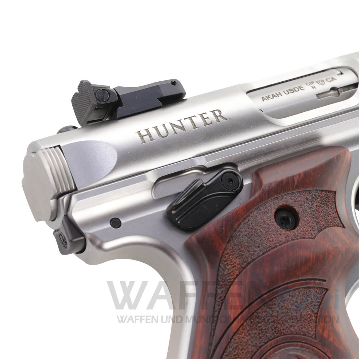 IMG_1337-Kopie Ruger Mark IV Hunter 6,88" Kaliber .22lr stainless Target Holzgriff