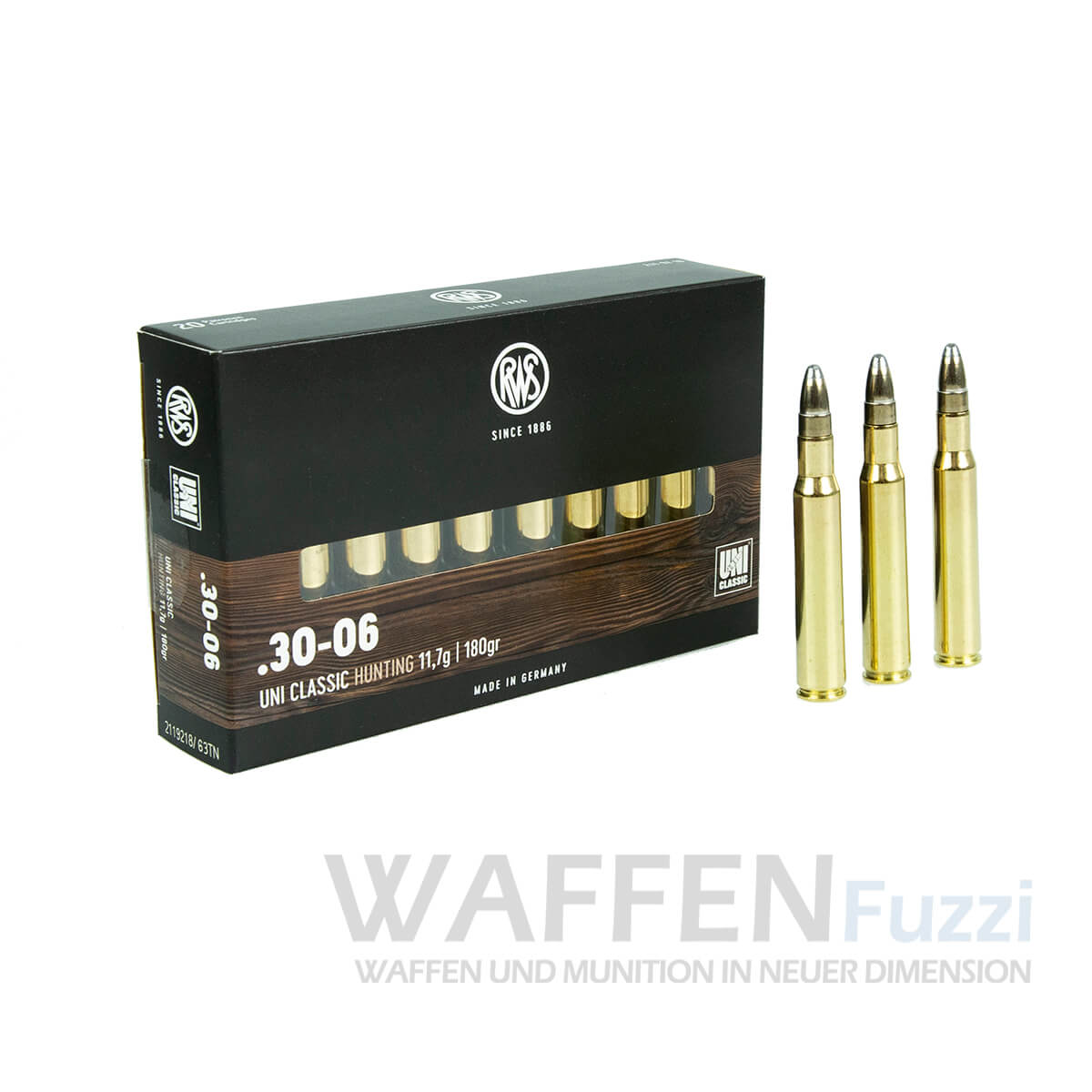 PP2_0664-Kopie RWS Jagdmunition Kaliber .30-06 UNI CLASSIC Geschoss 180grs