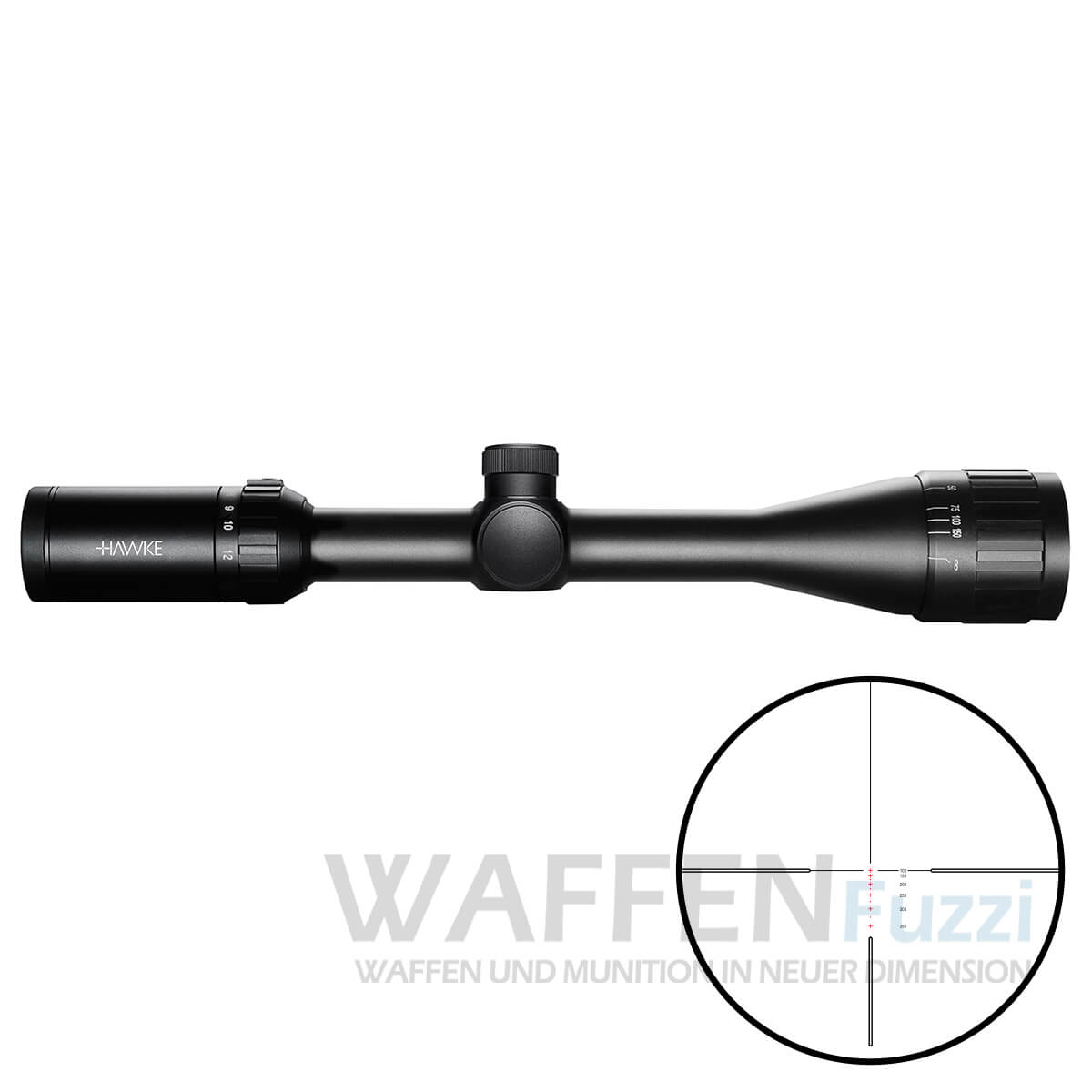 14241-4-12x40-Vantage-AO-copy Hawke Vantage 4-12x40 RIMFIRE .17HMR Absehen Geätzt und Stickstoffgefüllt