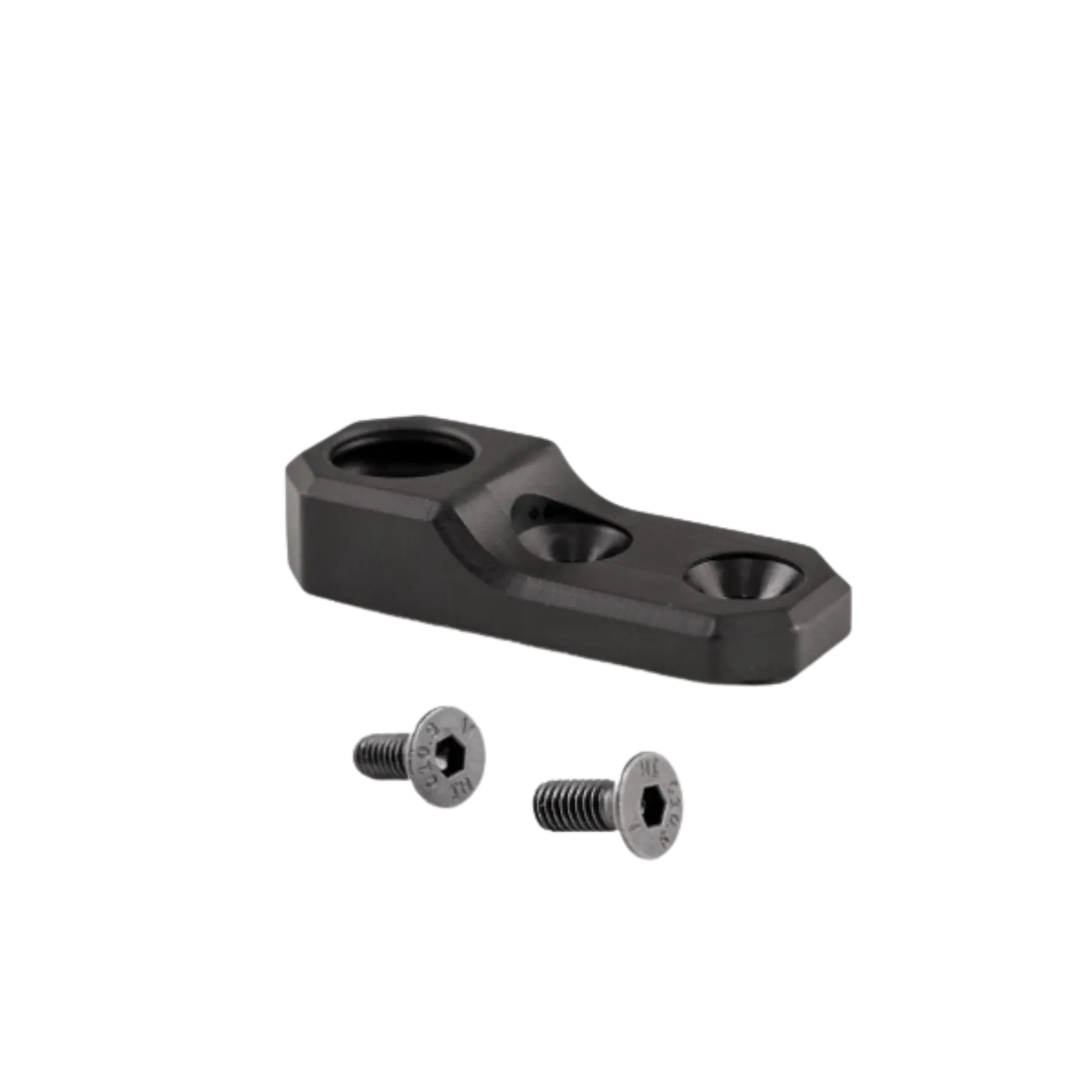 Toni System QD Befestigung für Tactical/ASTCT Barrel Clamp Halterung aus schwarzem Aluminium mit Schrauben