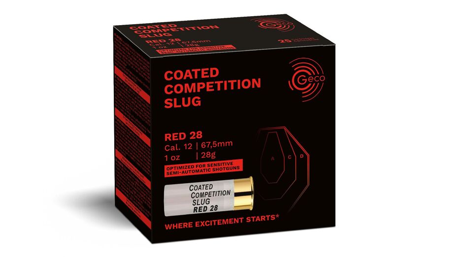 Coated Competition Slug Red 28g 100 Schuss Kaliber 12/67,5 Coated Competition Slug Red 28g 100 Schuss Kaliber 12/67,5