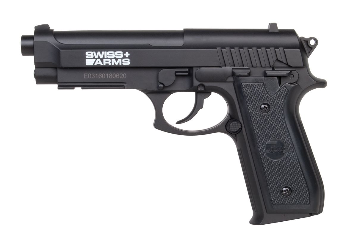 Swiss Arms PT92 Schwarz 4,5mm BB non Blow Back