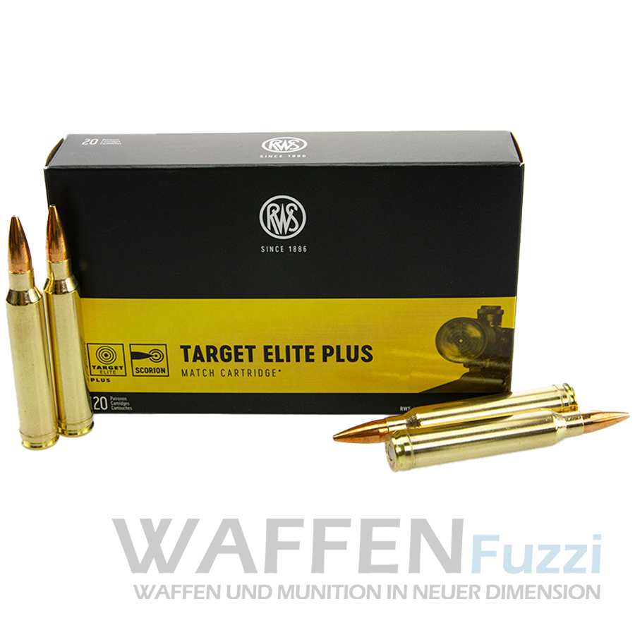 Target Elite Plus Match Kaliber .338 Lapua Mag. 250gr. 20 Schuss