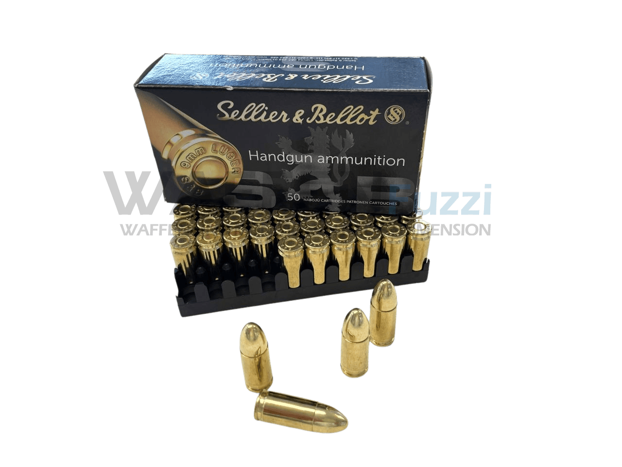 S&B 9mm Luger FMJ 124gr. 50 Schuss