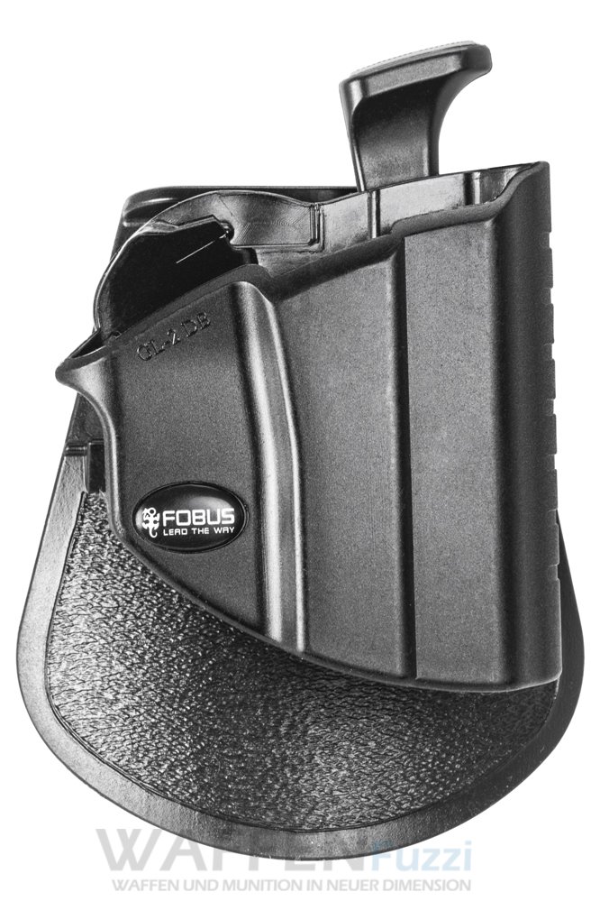 GL2-DB Verstellbares Fobus Holster mit Daumenöffner und Verriegelung für Glock Pistolen