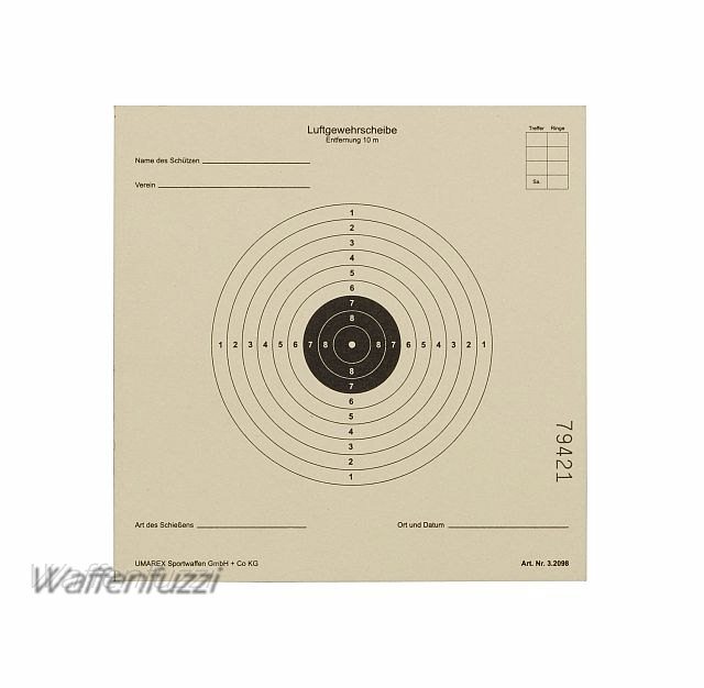 Zielscheiben 14 x 14 cm 100 St.