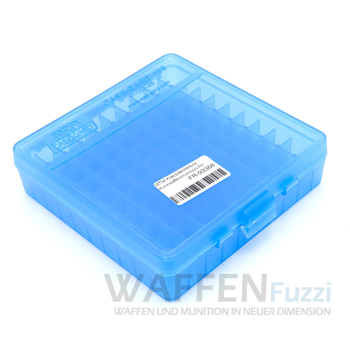 MTM Klappdeckelbox P100-45 Kaliber .45ACP für 100 Schuss MTM Klappdeckelbox P100-45 Kaliber .45ACP für 100 Schuss