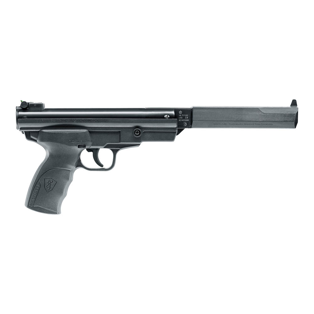 Luftpistole im Kaliber 5,5mm. Die Browning Buck Mark Magnum BLK für ein erstklassiges Schussbild