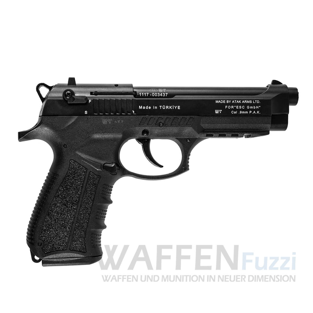 Schreckschusspistole Zoraki 918 schwarz 9mm P.A.K.