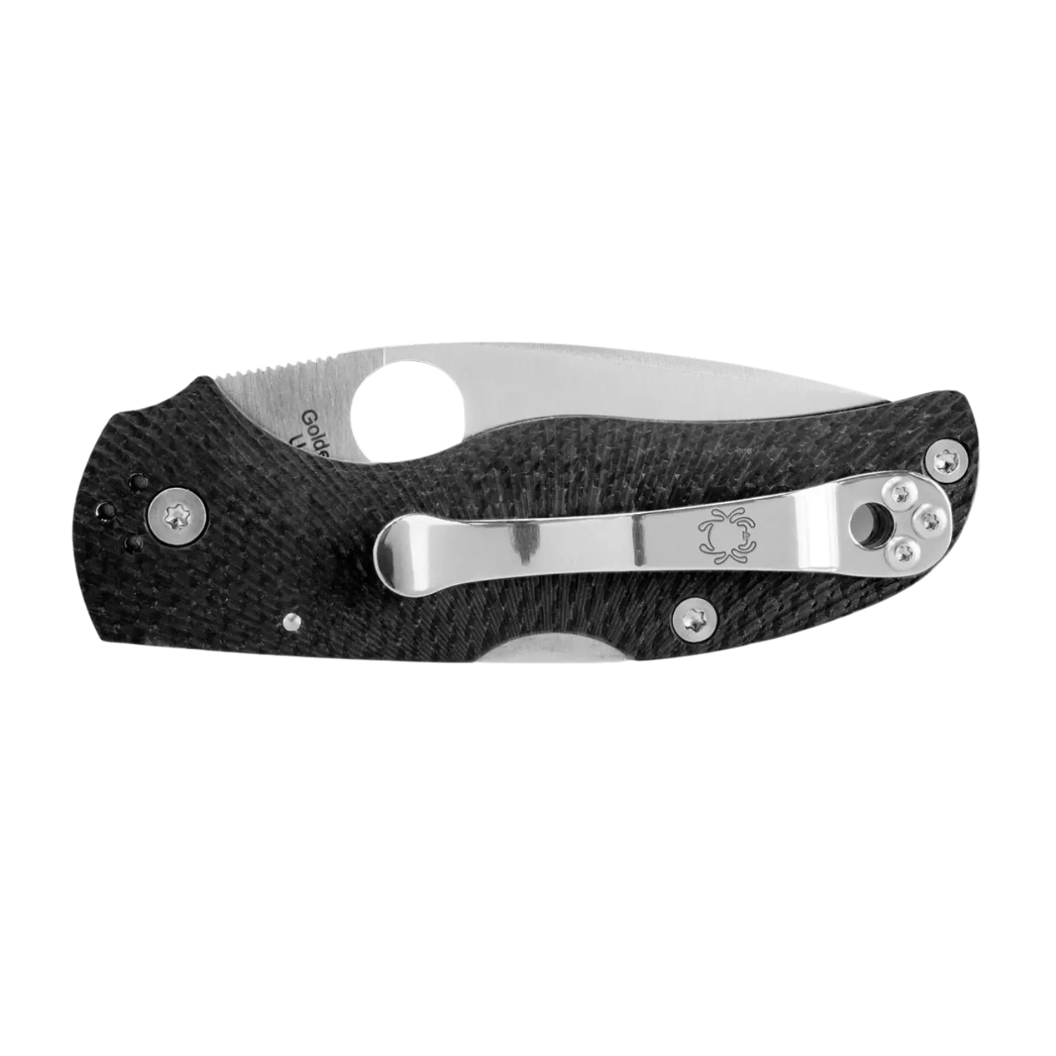 Klappmesser in Schwarz und Silber mit einem stabilen Metallclip