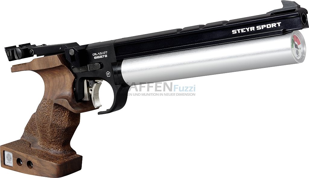 lp-50-dynamisch58089e3d5ffed Steyr Matchpistole LP50 Rapid Fire 5-schüssige Pressluftpistole 4,5mm Diabolo