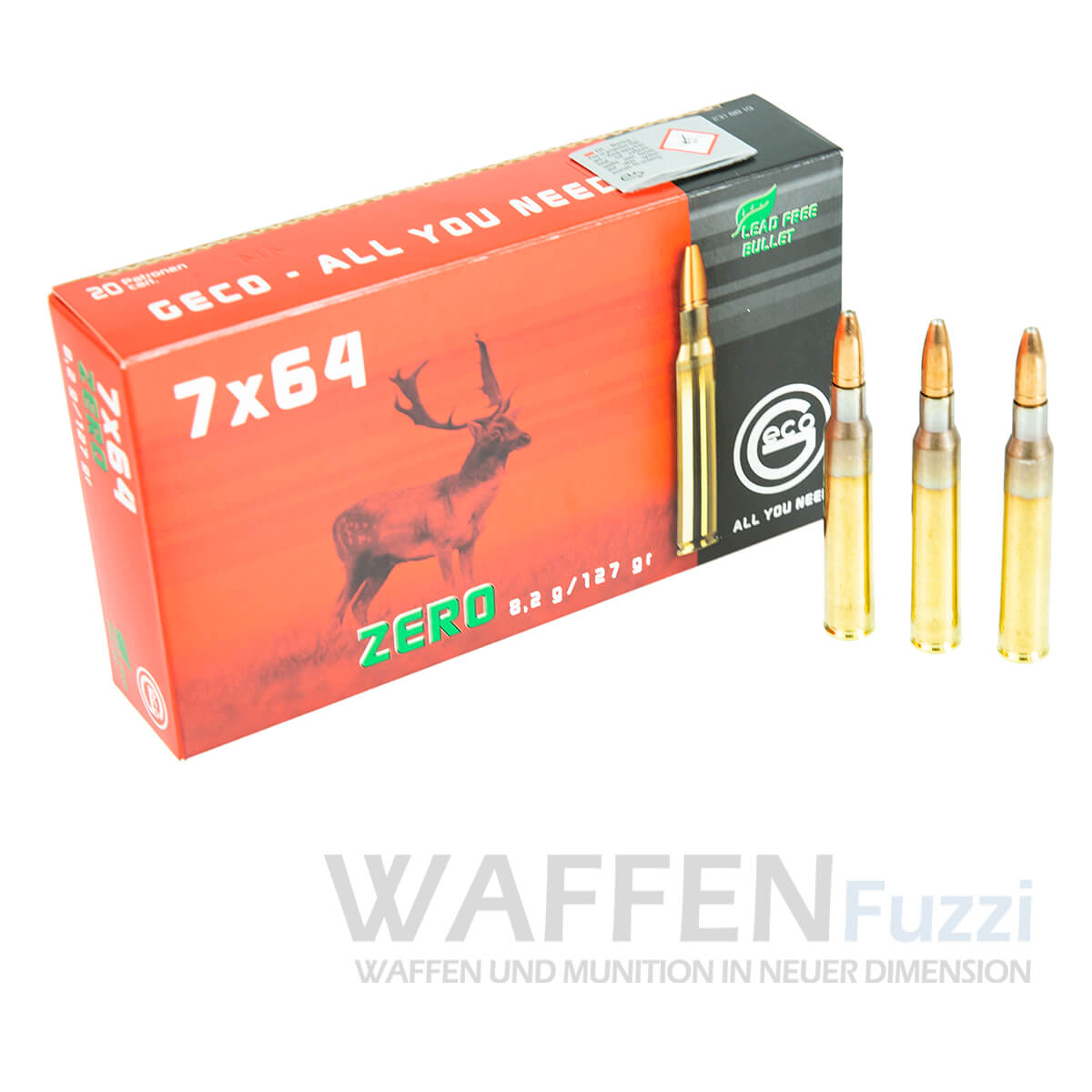 PP2_0990-copy Geco Zero Büchsenpatronen 20 Schuss Kaliber 7x64 Bleifreie Jagdpatronen
