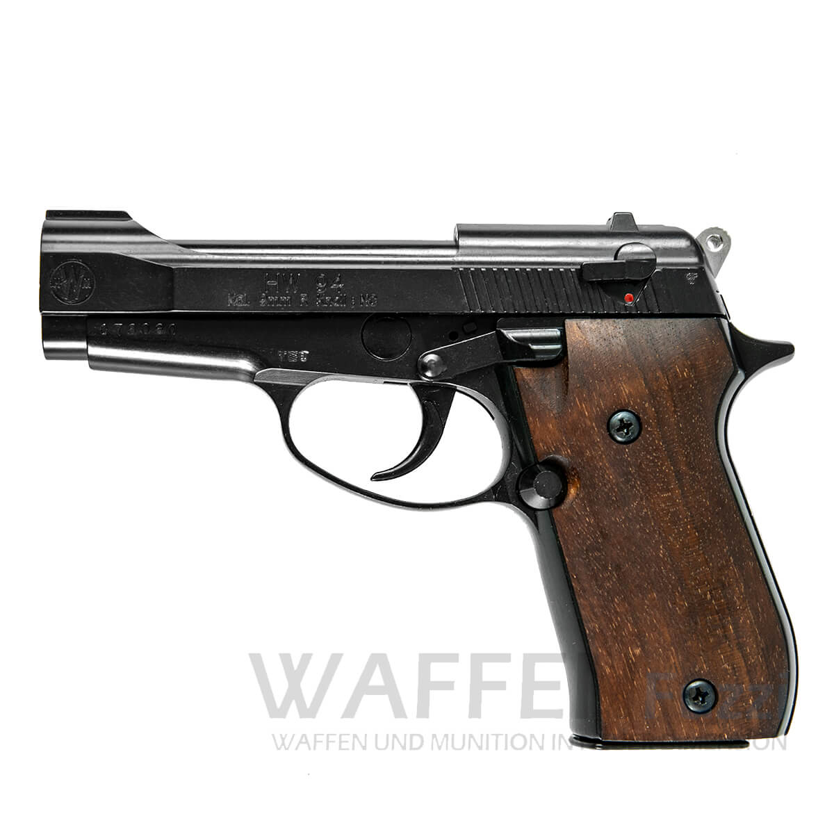 Weihrauch HW 94 brüniert + Holzgriffschalen