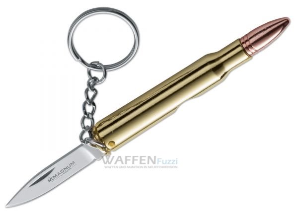 Schl-sselanh-nger-Bullet-Knife-Patrone Jagdpatrone mit Klappmesser als Schlüsselanhänger