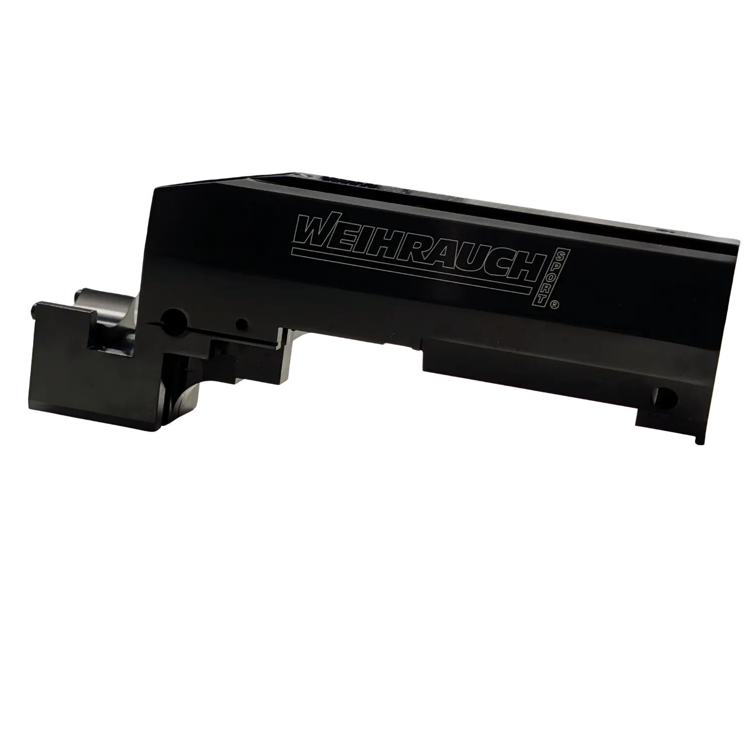 Schwarzes, rechteckiges Gehäuse mit der Aufschrift 'WEIHRAUCH' in Großbuchstaben, lose liegend.