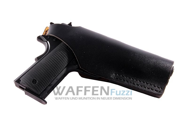PistolenholsterAusLeder_Guertelholster_GSCHA-2057 Gürtelholster Schnellzieh-Holster für 1911 Pistole