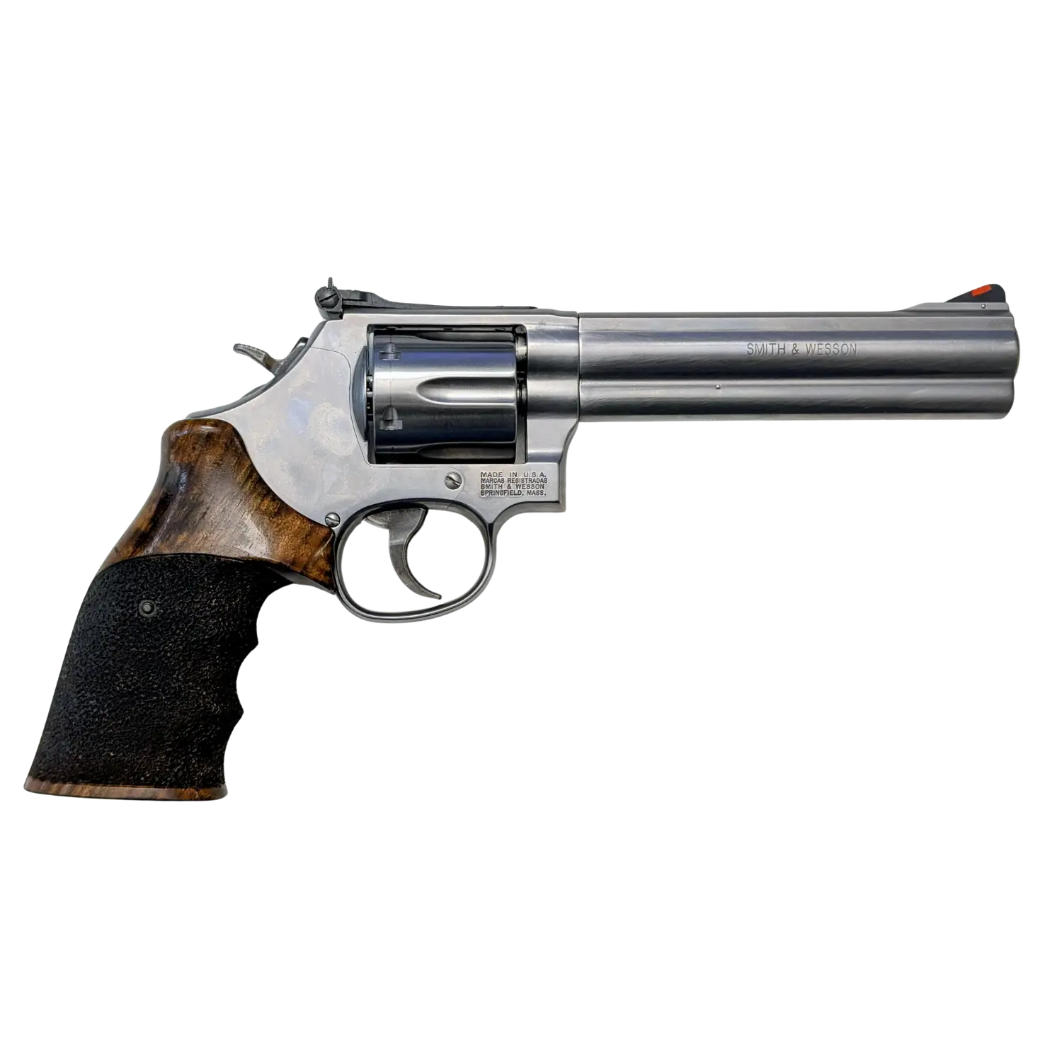 Smith and Wesson Mod. 686 6" Kal. .357Mag Stainless inkl. Matchgriff