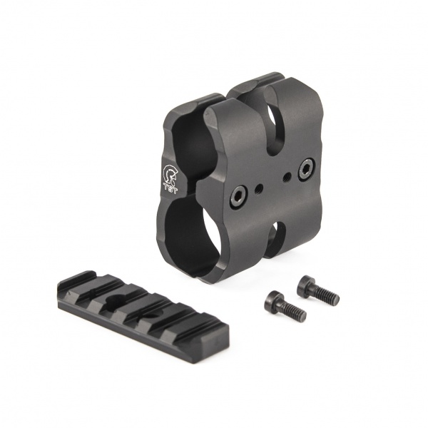 Toni System Tactical Barrel Clamp + Picatinny Schiene Toni System Tactical Barrel Clamp + Picatinny Schiene