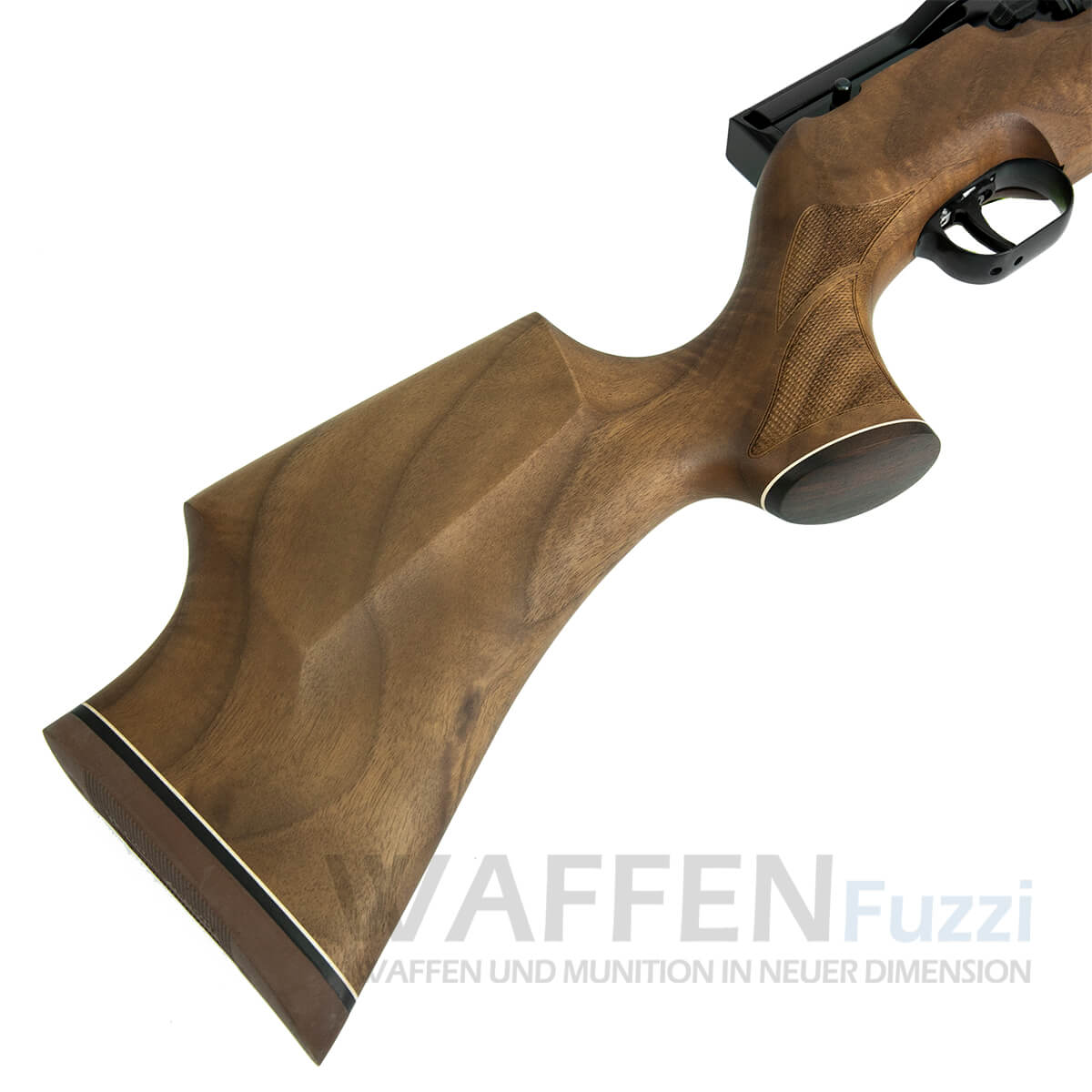 PP2_0030-copy Pressluftgeweher HW 100 S Edler Vollschaft lange Variante + Schalldämpfer