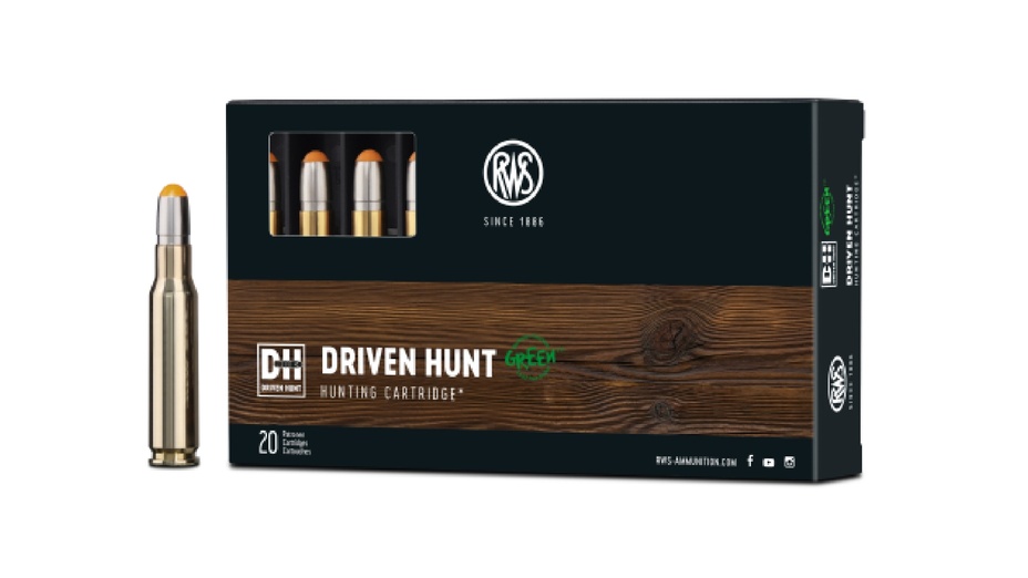 RWS .308 Driven Hunt Green 165grs Deformation 20 Schuss RWS .308 Driven Hunt Green 165grs Deformation 20 Schuss