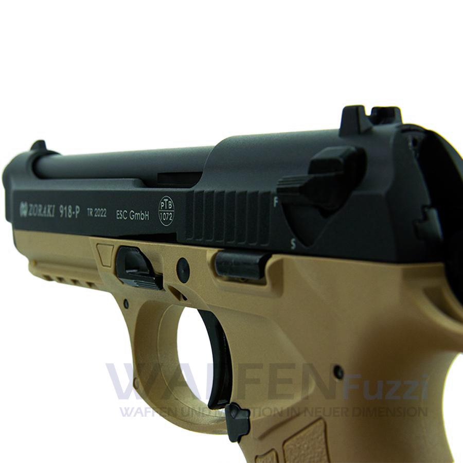 Gas-Pistole ZORAKI Mod.918 zur Selbstverteidigung und für Notsignale