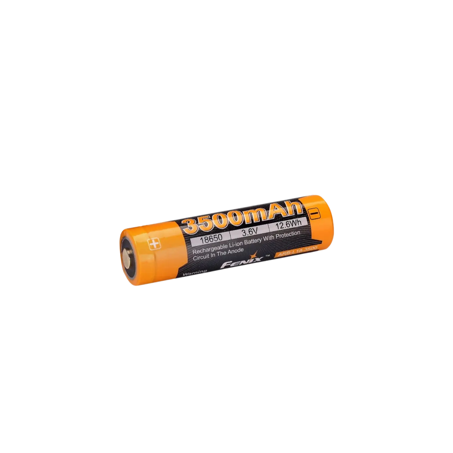 Fenix 18650 Lithium-Ionen-Akku mit 3500mAh Kapazität, 3,6V, Schutzschaltung