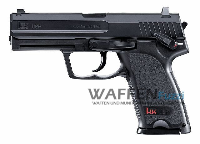 Heckler & Koch USP CO2 Pistole 4,5 mm BB, brüniert