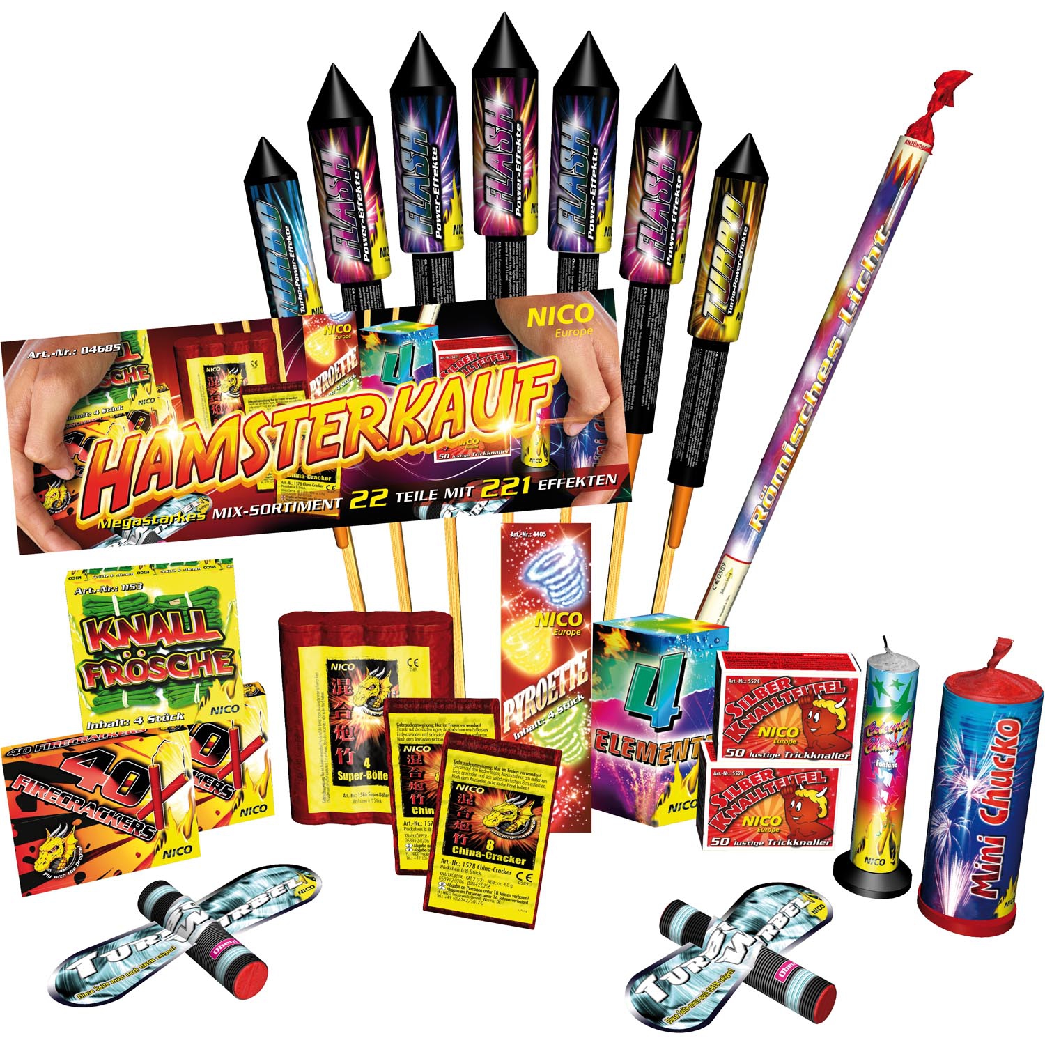 Hamsterkauf Familien Silvester Feuerwerk Set Hamsterkauf Familien Silvester Feuerwerk Set