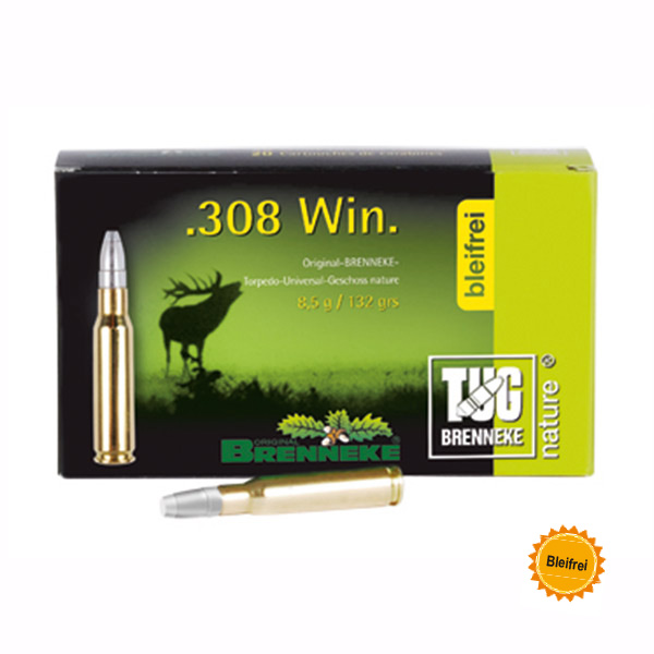 Brenneke .308 TUG Nature+ 20 Schuss 147gr Brenneke .308 TUG Nature+ 20 Schuss 147gr