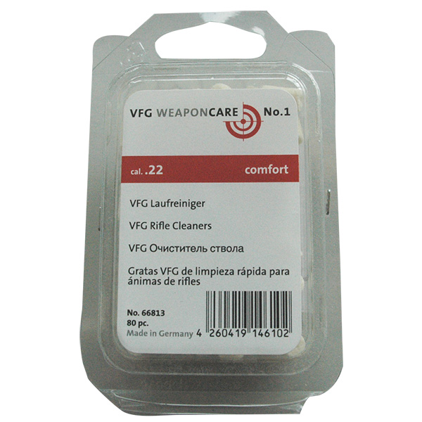 VFG Laufreiniger comfort Kal. .22 80St. VFG Laufreiniger comfort Kal. .22 80St.
