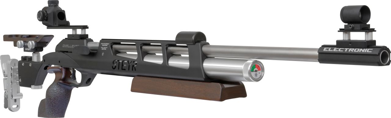 Steyr Challenge E Bench Rest Kaliber 4,5mm Diabolo Rechts Blau M