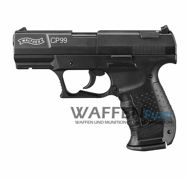 Walther CP99 CO2 Pistole 4,5 mm Diabolo brüniert