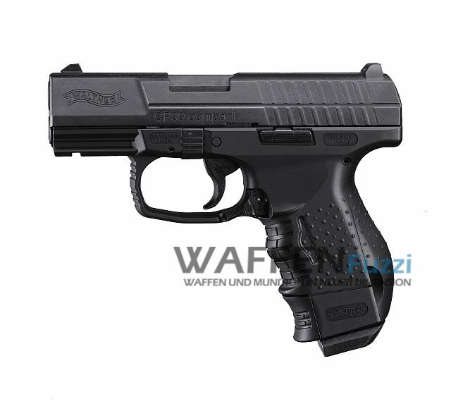 Walther CP99 compact CO2 Pistole 4,5 mm BB, brüniert