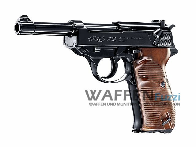 Walther P38 CO2 Pistole 4,5 mm BB, brüniert