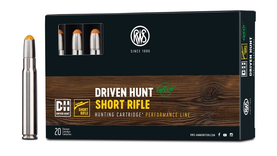 RWS 9,3x62 Driven Hunt Green Short Rifle 250grs Deformation 20 Schuss RWS 9,3x62 Driven Hunt Green Short Rifle 250grs Deformation 20 Schuss