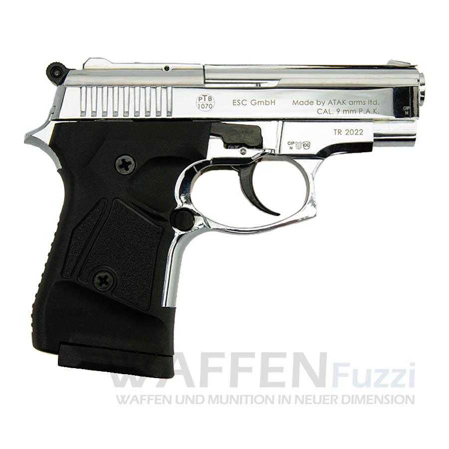 Zoraki 914-P Schreckschusswaffe 9mm, Chrom-Optik