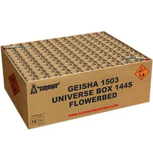Universe Box 144 Schuss Verbund High Endfeuerwerk
