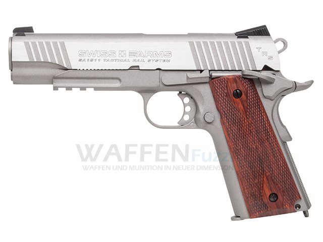 288508 CO2 Pistole in ausgefallener Optik von Swiss Arms 4,5mm Stahl BB