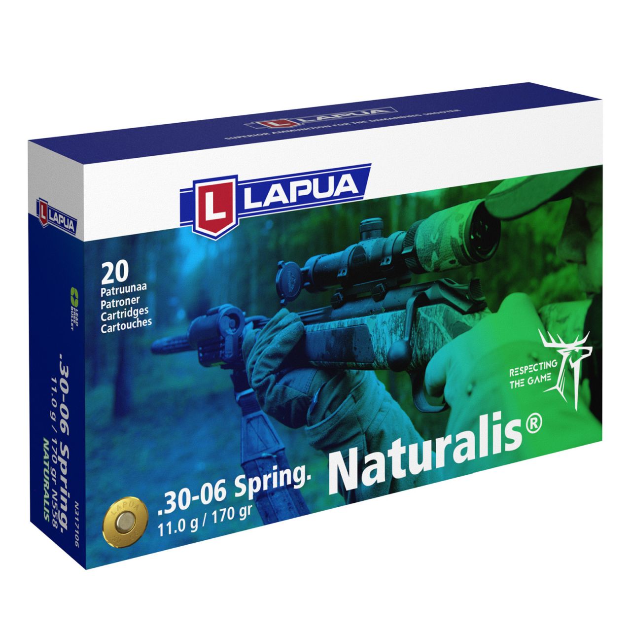 Lapua Naturalis .30-06 11g 20 Schuss Lapua Naturalis .30-06 11g 20 Schuss