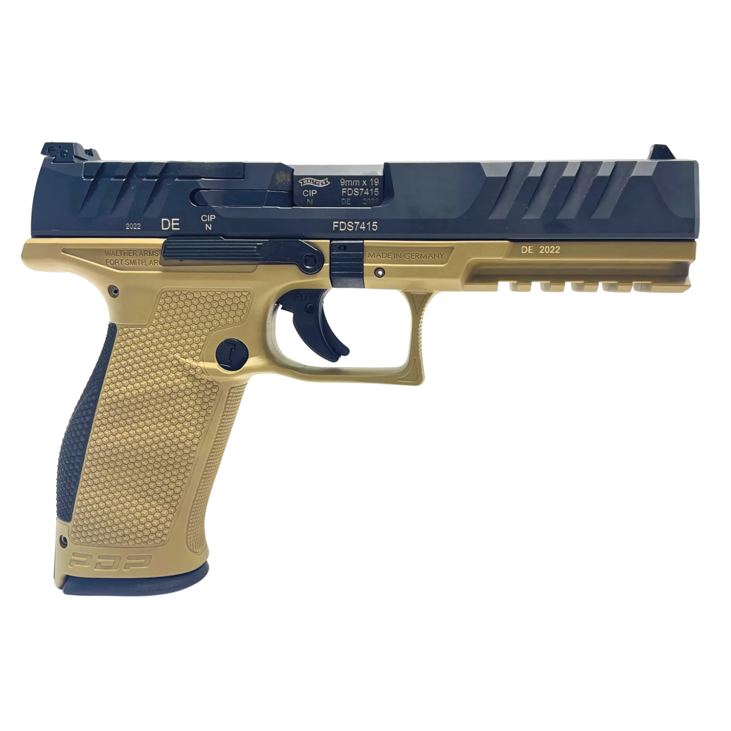 Walther PDP FS V2 5" FDE Kaliber 9mm Luger