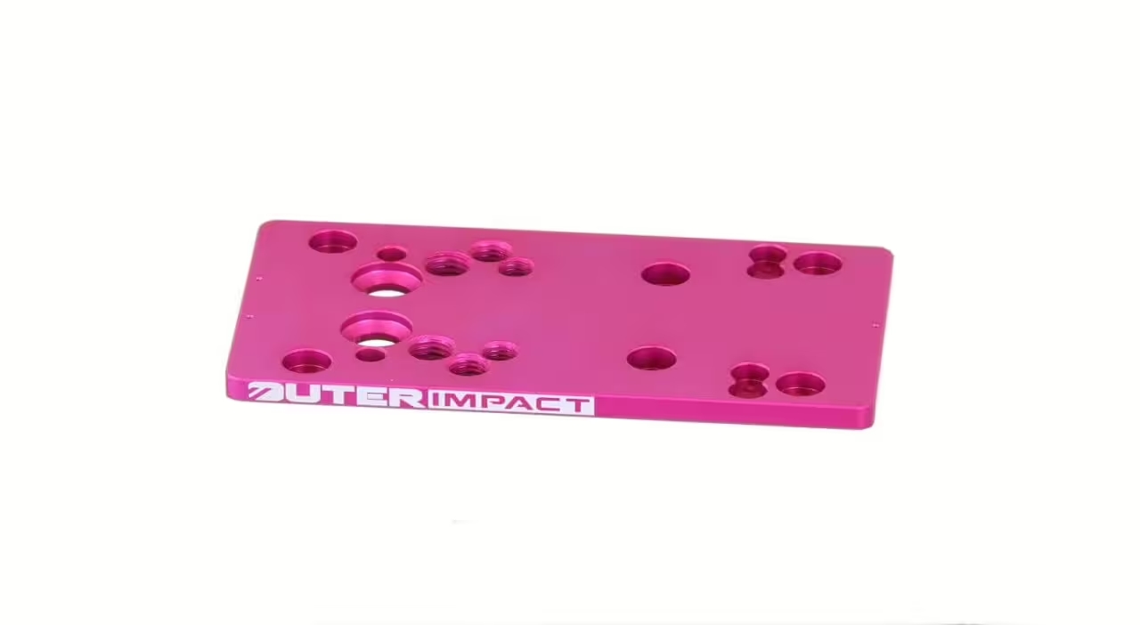 Outerimpact Red Dot Adapter Glock pink Outerimpact Red Dot Adapter Glock pink