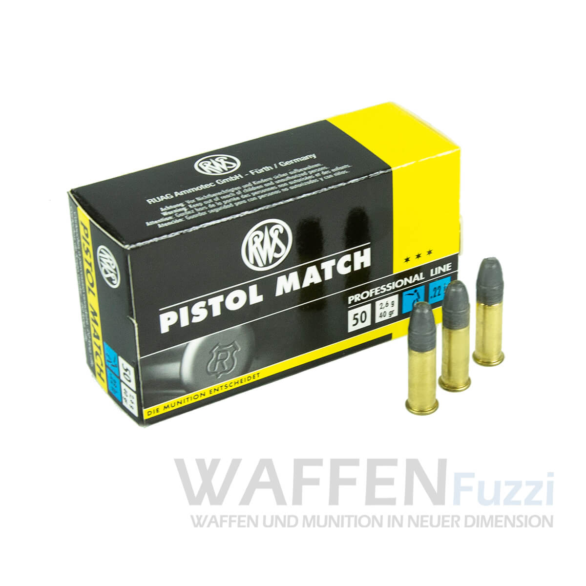 RWS-Pistol-Match RWS Pistol Match Kaliber 22lfb 50 Schuss 275m/s