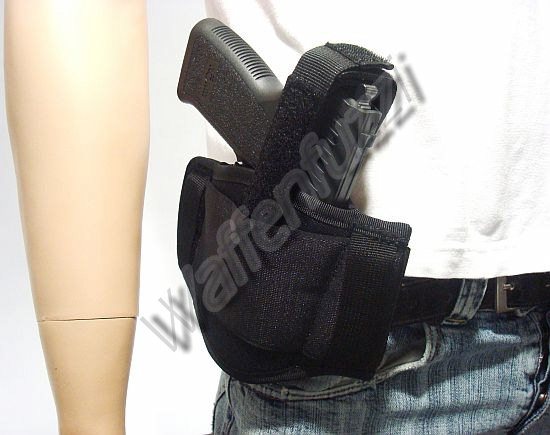 9325f3b4495f064a3b70bc505231b96e Multifunktionales Gürtelholster aus Nylon für große Pistolen