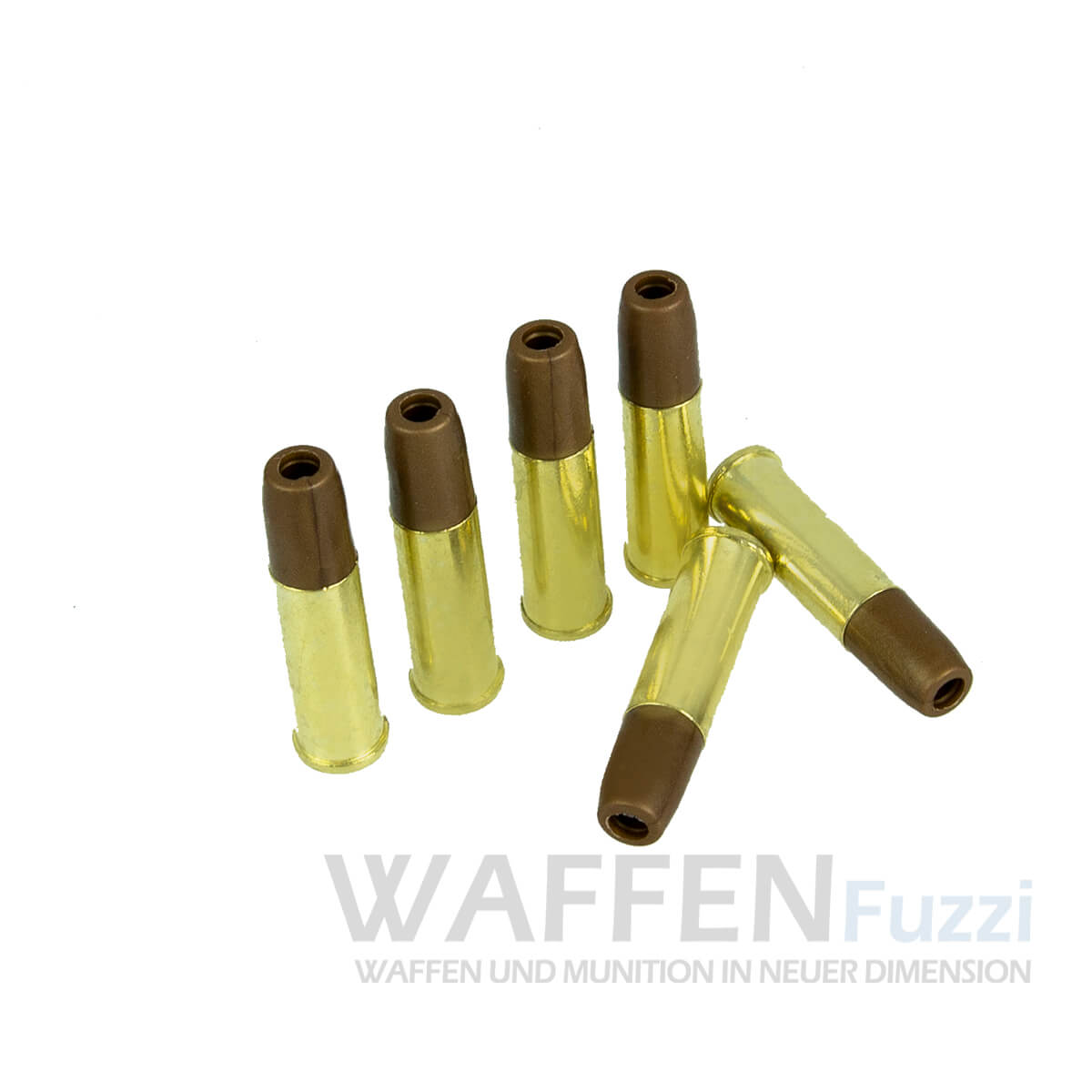 Ladeh-lsen-Remington-4-5mm-Stahl-BB Ladehülsen Remington 1875 Kaliber 4,5mm Stahl Rundkugeln 6 St.