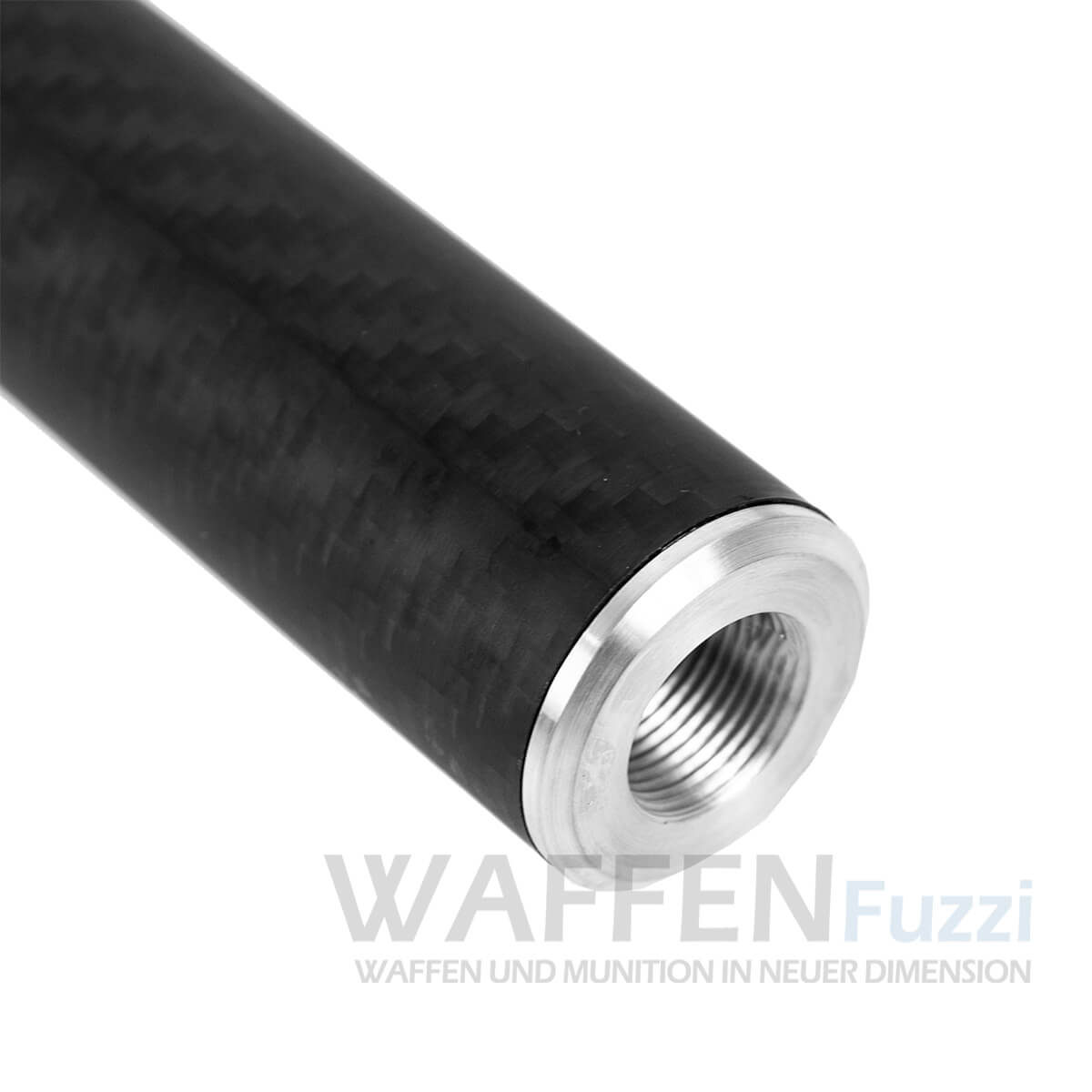 Schalld-mpfer-Luftdruckwaffen-M14-Linksgewinde Carbon Schalldämpfer für Luftdruckwaffen